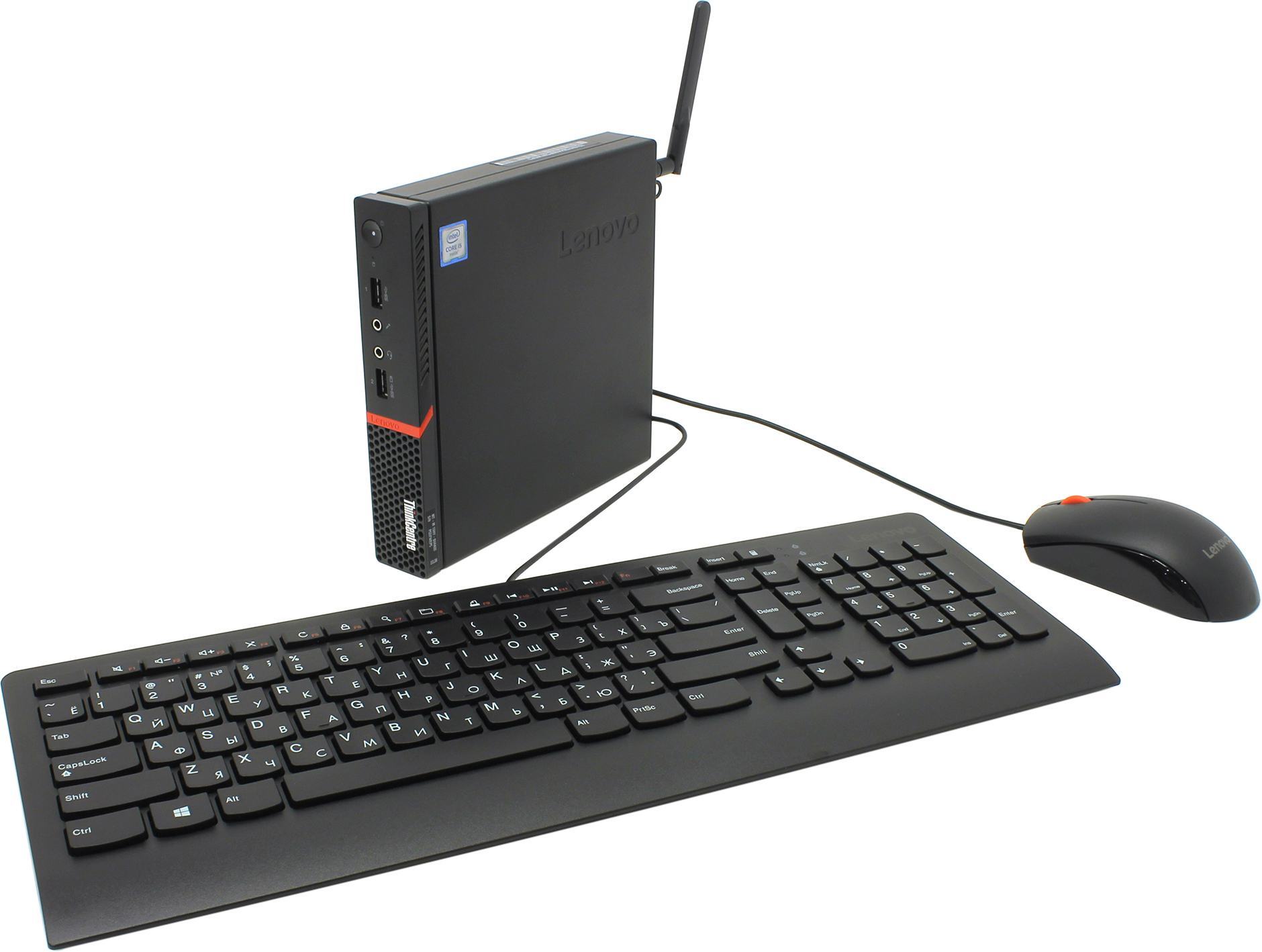 ПК Lenovo (10HYS04A00) ThinkCentre M700 Tiny Nettop i5 6400T 2.2Ghz/4096Mb/1000Gb/noDVD/Int:Intel HD/BT/WiFi/war 3/3/3 on-sitey/black/W7Pro+W10Pro Key