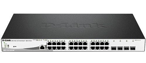 Коммутатор D-Link DGS-1210-28P/ME/A1A Managed Gigabit Switch with 24 10/100/1000Base-T PoE + 4 SFP Ports — изображение 2